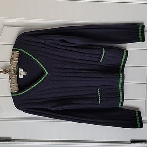 Talbots Petites Classic Cable Knit Design Sweater